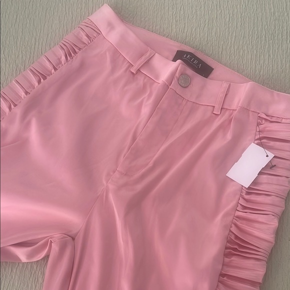 Pink Ruffled Kids Pants - Picture 2 of 4